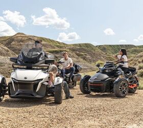 2024 can am spyder and ryker photo gallery, 2024 Can Am Spyder RT Sea To Sky and F3 S