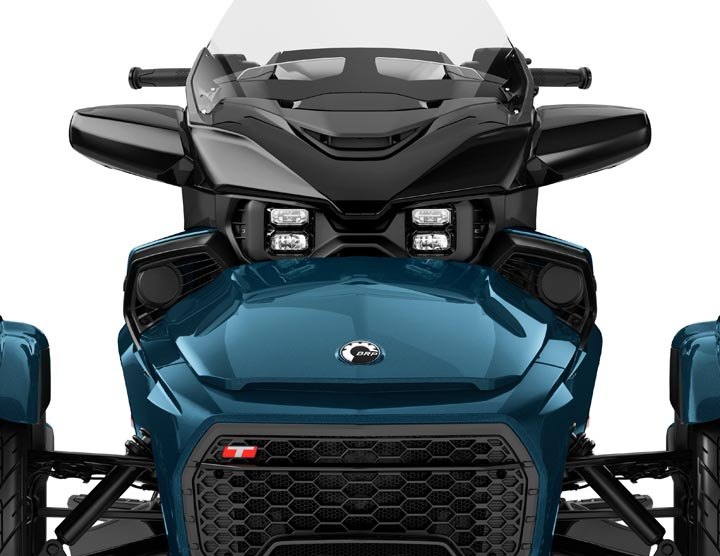 2024 can am spyder and ryker photo gallery, 2024 Can Am Spyder F3 T LED headlights