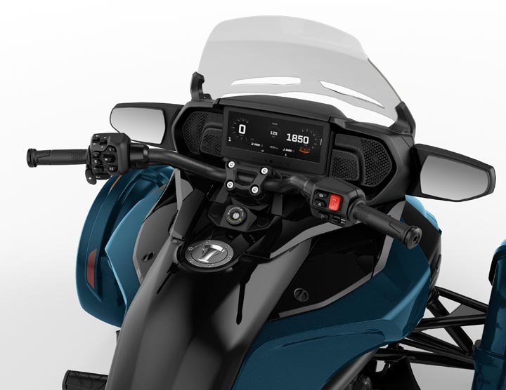 2024 can am spyder and ryker photo gallery, 2024 Can Am Spyder F3 T audio system