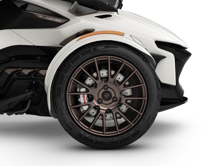 2024 can am spyder and ryker photo gallery, 2024 Can Am Spyder F3 Sea To Sky wheel