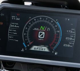 2024 yamaha tracer 9 gt gallery, One of Three Speedometer Styles
