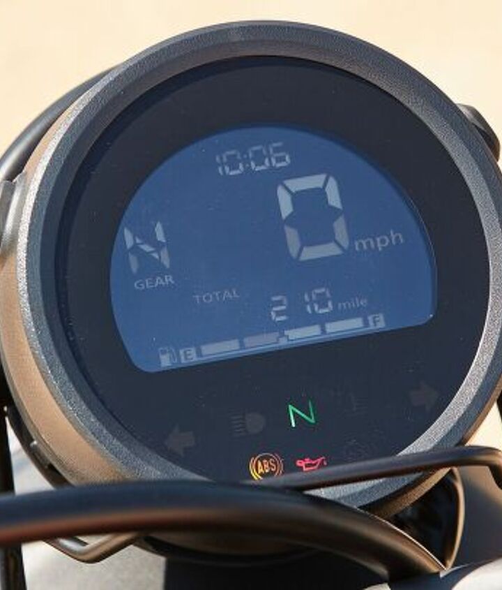 2023 honda scl500 gallery, Instruments can be Difficult to Read at Times