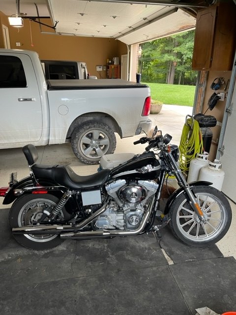 2003 anniversary superglide with very low mileage