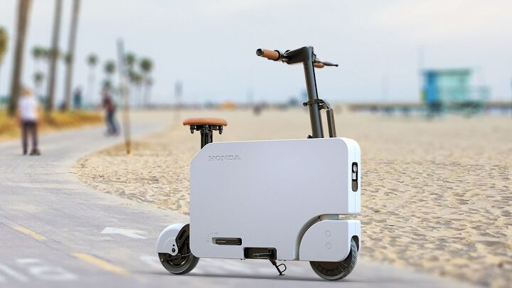Honda Motocompacto Brings Back the Foldable Suitcase Scooter Concept