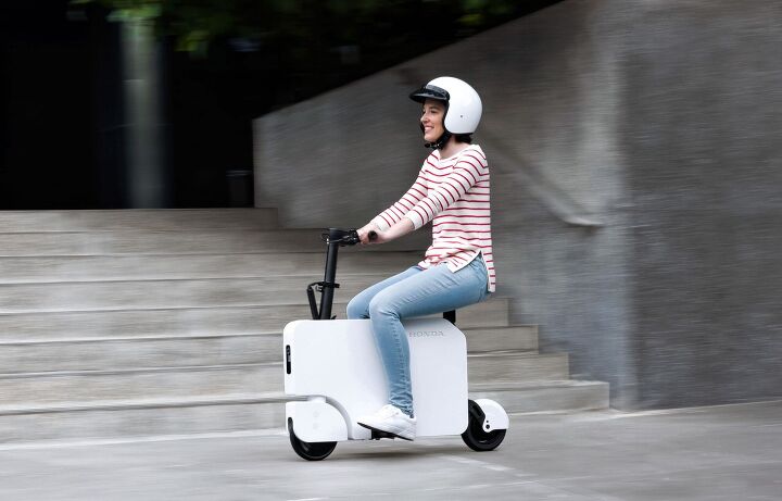 honda motocompacto brings back the foldable suitcase scooter concept