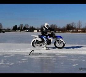 Motorcycle Racing On Ice! - Video