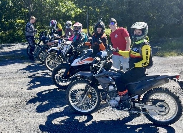 Group photo from the Intermediate ADV Class at Famous Reading Outdoors.
