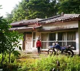 For nearly six months, they lived in Japan surfing, eating, and riding motorcycles in search of lost haikyos, which translates to “abandoned”. This building, within a tiny crumbling village, was a mere shell of its former self, rotting away from the inside. 