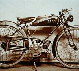 a brief history of ducati singles in photos, 1947 Cucciolo race bike