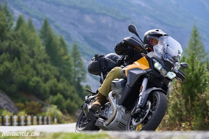 The V100 Mandello will continue as the only Moto Guzzi using 'active aero'.
