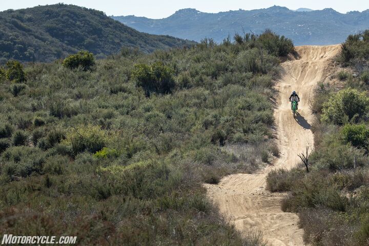 news-720-1 This drop was steeper in person than it looks in a photo, and even at my meager skill level, a stronger front brake would have been welcomed.