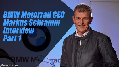 BMW Motorrad CEO Markus Schramm Interview Part 1