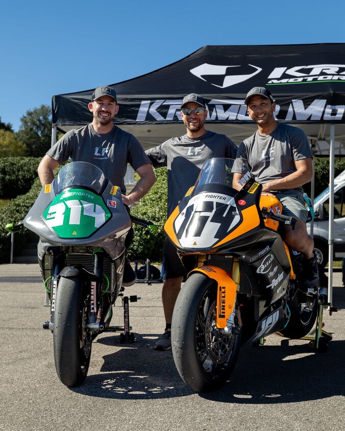 Nick Lambert (L), Brian Wismann (M), and Troy Siahaan (R) were all smiles after our AHRMA Vintage Festival at Barber Motorsports Park experience. Is there a reason to go back?  Always. I think we could go a little bit faster… ;)