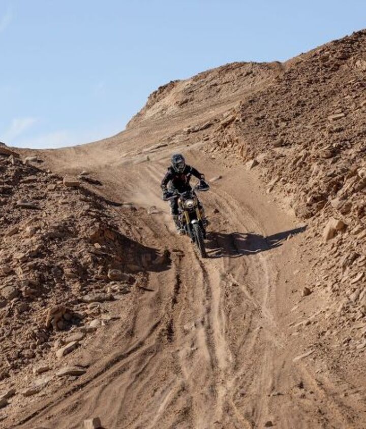 While Brembo Stylemas could be considered overkill in the dirt, we do miss the feel from the Brembo MCS master cylinder. While the new setup isn’t lacking, the MCS was that much better. Also, Michelin Anakee Wild tires are an excellent choice if you plan to do some real scramblin’.