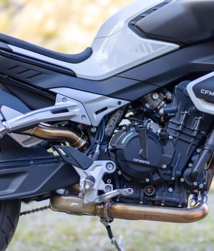 Another look at the hardware and build quality. Note the little details like the additional threaded hole on the rear brake lever to adjust the peg for different foot sizes. There’s a similar setup on the shifter, too.