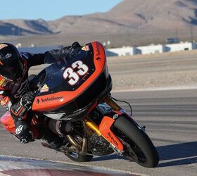 Harley-Davidson Screamin' Eagle team rider Kyle Wyman.
