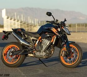 A bike as beloved as the 890 Duke (the R model is shown here) is hard to top, but it’s not without its flaws. KTM believes they’ve solved them, and then some, with the new 990 Duke.