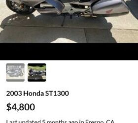 2003 honda st1300 on sale for sale