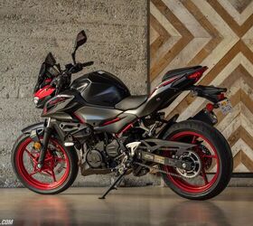 The Z500 has updated body work that is even sharper and more aggressive than the previous generation.