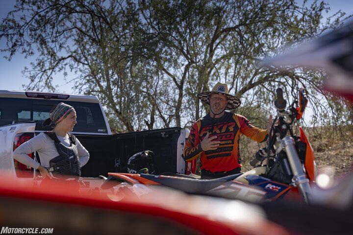 This is enduro education in a nutshell. (The hat says it all…)