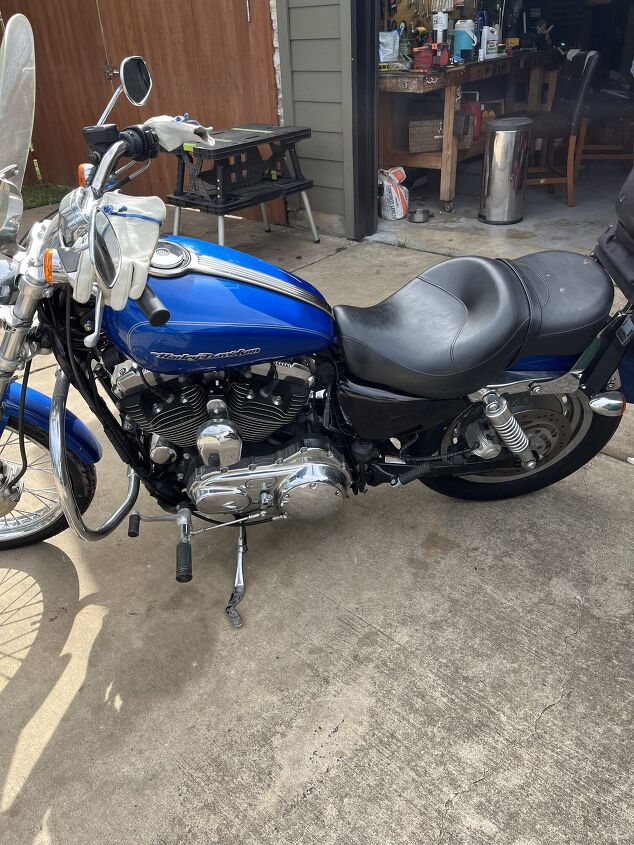 cherry 2007 1200 h d sportster low low mileage