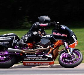 new twists on classic tracks bagger racing debuts at ama vintage days