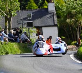 Ben Birchall and Kevin Rousseau, sidecar team.