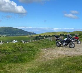 Out and About on the Isle of Man on motorbikes. Sublime.