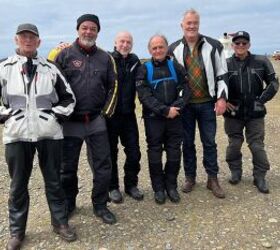 The New Jersey crew, with a dash of Germany and Wales, at Pointe of Ayre, IOM.