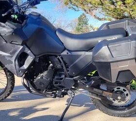 like new kawasaki klr 650 adventure abs 51 miles on it