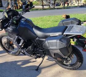 like new kawasaki klr 650 adventure abs 51 miles on it