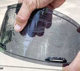 how to clean a motorcycle helmet visor