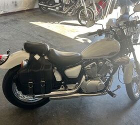 clean yamaha vstar 250 white