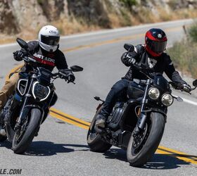 2024 ducati diavel v4 vs triumph rocket 3 storm r side by side