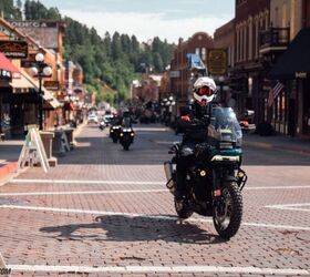 Calm before the storm. Main St. in Deadwood only looks like this for the first few hours of daylight during the rally.