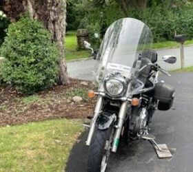 Black and chrome motorcycle