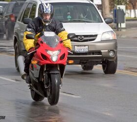 can you ride a motorcycle in the rain