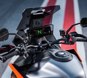 The 1390 Super Duke GT will be announced Nov. 5, at EICMA, but it was not included in a press release teasing KTM North America’s upcoming model announcements, suggesting that it will not be coming to the U.S. or Canada for 2025.