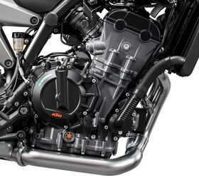 2018 KTM 790 Duke engine. Photo by KISKA.