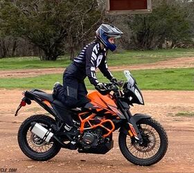 Wearing the Lamina GTX Ladies Pants during training at ATX MotoAdventures, paired with a REV’IT! jersey and Alpinestars Tech 7 boots.