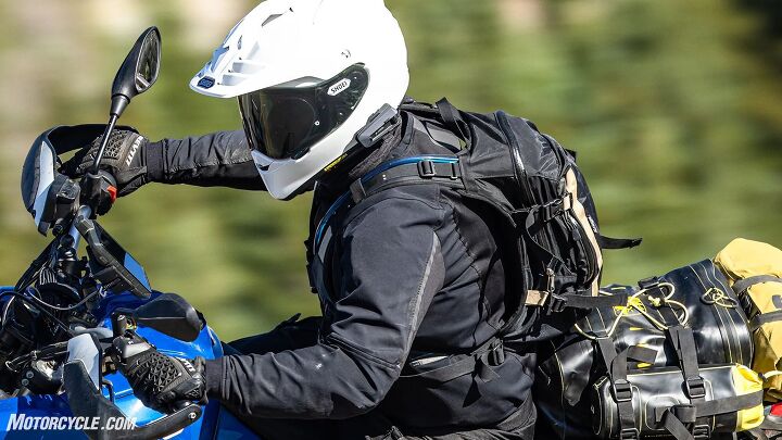 anyone use a large backpack to travel on a motorcycle Aferrizu for Men Riding Helmet Backpacks with Hat Carrier/Storage Waterproof Capacity Bag Motorcycle Cycling Gear Accessories : Automotive The Trident backpack has adjustable sternum clip and waist straps Best Motorcycle Backpacks