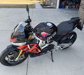 This almost-brand-new Aprilia V4 1100 Factory is available at a great price!