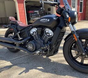 Check out this low-mileage, mint condition Indian Scout Bobber at a great price