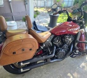 This beautiful red Indian Scout is available now for $7,000