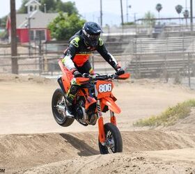 The 2025 KTM 450 SMR is purpose-built for wheelies, stoppies, and backing-it-in as if it were second nature