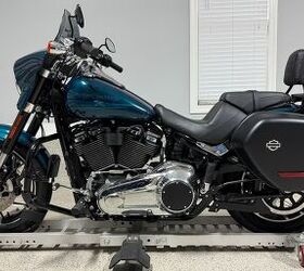 Pare-brise Puig Cupolino High Road Pour Harley Softail Sport Glide 2020 - Fumé Clair, Neuf