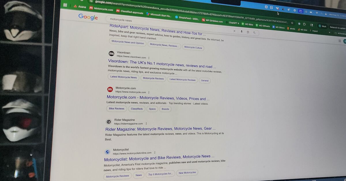 How To Set Motorcycle.com As Your Preferred Search Source In Google