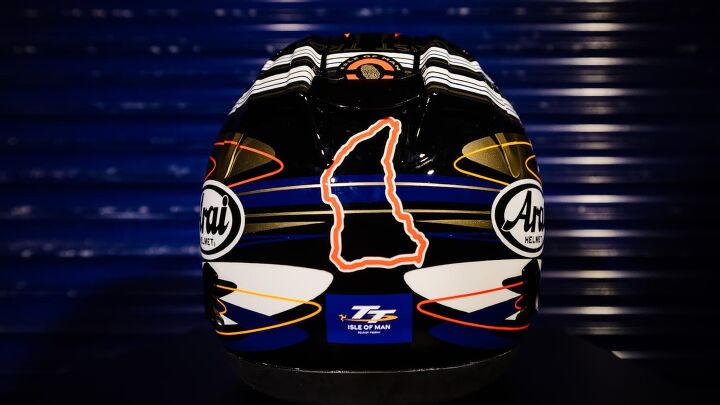 Arai Reveals 2026 Isle of Man TT Special Edition RX-7V EVO Helmet | Motorcycle.com Arai Reveals 2026 Isle of Man TT Special Edition RX-7V EVO Helmet | Motorcycle.com