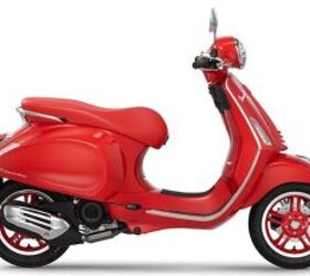 2025 Vespa Primavera 50 Red
