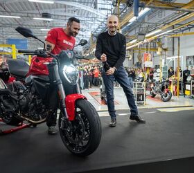 ducati begins production of new v2 powered monster
